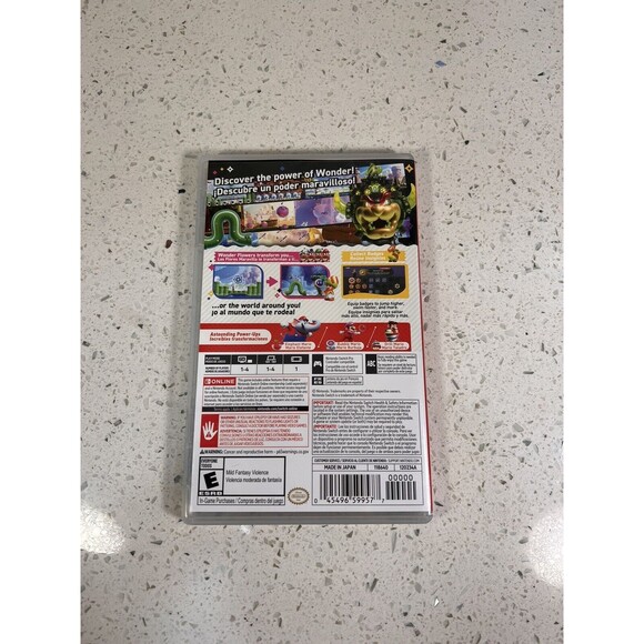 Super Mario bros. Wonder‎ Nintendo Switch Replacement “CASE ONLY” “NO GAME” - Picture 3 of 3